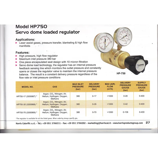 Regulator Gas LPG Harris - Regulator Gas Harris 3590 -  Regulator Gas Harris 3590