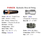 Selang Hidrolik Parker dan Fitting - Hydraulic Hose Paker - Hydraulic Hose Fitting Parker 7