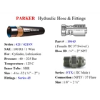 Selang Hidrolik Parker dan Fitting - Hydraulic Hose Paker - Hydraulic Hose Fitting Parker 9