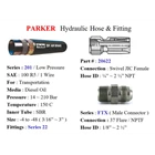 Selang Hidrolik Parker dan Fitting - Hydraulic Hose Paker - Hydraulic Hose Fitting Parker 4
