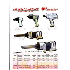 Mesin Pembuka Baut - Air Impact Wrench Ingersoll Rand - Air Impact Wrench CP-734H - Impact Wrench KL-1450 - Impact Wrench CP-7780-6 - Impact Wrench IR-2190-Ti-6 - Impact Wrench KL- 36-6 