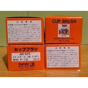 Batu Gerinda / Mata Gerinda - Cup Brush Nishiki King - Cup Brush KING - Steel Wire Cup Brush KING