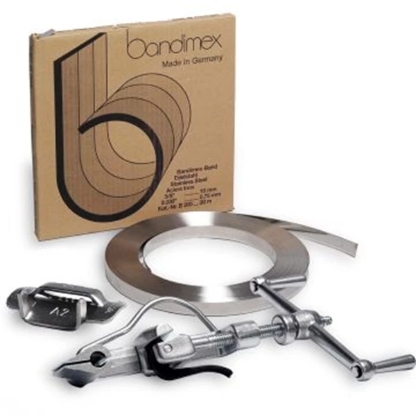 Bandimex Stainless Steel Hose Clamp - Bandimex Strapping - Buckle Bandimex Size 5/8"