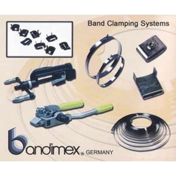 Bandimex Stainless Steel Hose Clamp - Bandimex Strapping - Buckle Bandimex Size 5/8"